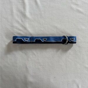 Vineyard Vines Boy’s Navy Blue Whale Pattern Belt unworn size Large